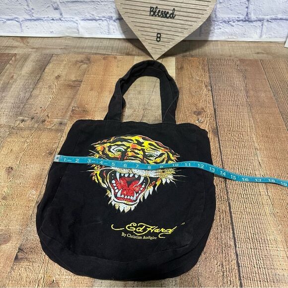 Ed Hardy Tiger Tote Bag Rhinestones - Picture 7 of 11